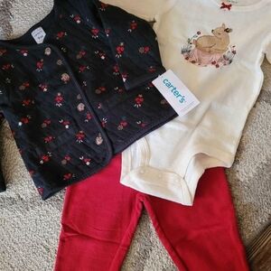 Carter's Red Baby Pants